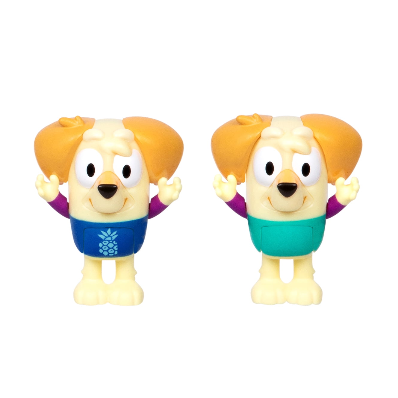 Bluey, Splash Park Bingo and Friends 4 Pack, Includes Bingo, Buddy, Chucky and Lila with Color-Change Rashies, Ages 3+