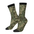 thumbnail image 1 of Balery Green Snake Skin Calcetas Largas con Estampado para Hombre y Mujer – Suaves y Transpirables, Talla Única (US 5-11), 1 of 6