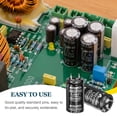 thumbnail image 4 of Uxcell 200V 680uF Snap in Electrolytic Capacitor, 2 Pin Audio Amplifier Aluminum Electrolytic Capacitor for Filter Audio Smart Home Appliances(Black,40x22mm), 4 of 6