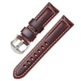 thumbnail image 3 of Oil wax leather strap men's retro watch band 20/22/24/26m, 3 of 16