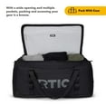 thumbnail image 3 of RTIC Road Trip Duffle Bag, Large, Water Resistant, Durable Fabric, Black, 3 of 6