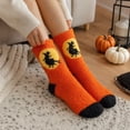 thumbnail image 4 of Voska Womens Halloween Fuzzy Socks Soft Cozy Slipper Fluffy Winter Warm Fleece Socks for Women Plush Sleeping G One Size, 4 of 6