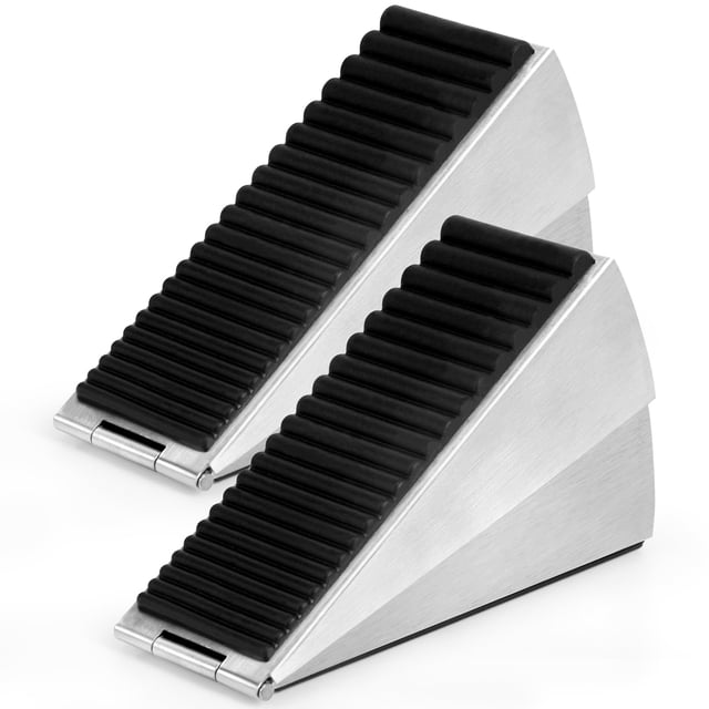 Tapón de puerta Optish, resorte ajustable, resistente, 3 pulgadas, paquete de 2