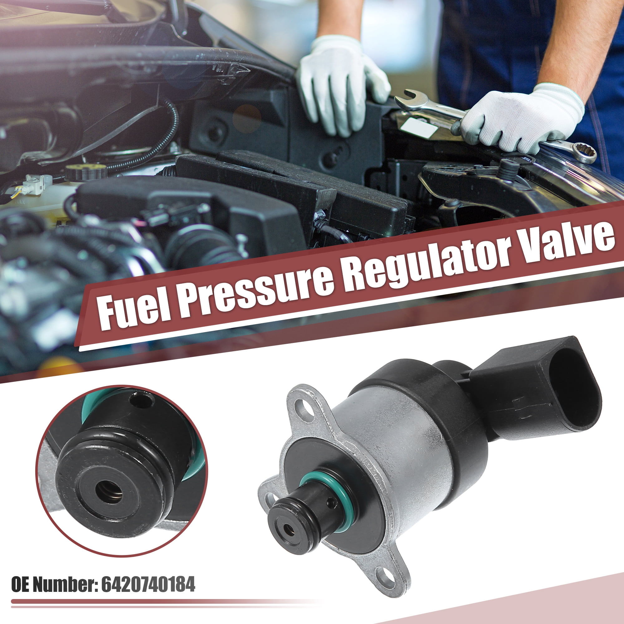 Unique Bargains Fuel Pressure Regulator Valve for Mercedes-Benz C-CLASS 2005-2007