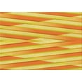 thumbnail image 1 of Ahgly Company Tapis d'Intérieur Lavables en Machine Rectangle Transitionnel Néon Orange, 2' x 5', 1 of 7