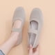 thumbnail image 4 of Amzcrzy Zapatos de mujer,Zapatos de mujer,Zapatillas de mujer, Zapatos de tela para mujer, zapatos de madre, zapatos de trabajo negros de suela plana transpirables, zapatos de suela suave, cómodos, d, 4 of 5