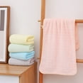thumbnail image 1 of Toalla de baño de vellón de coral | Secado rápido, ultra absorbente, suave sin pelusas | Patrón de tablero de ajedrez | Opciones de color: rosa, azul, gris, amarillo, verde menta | 16x12x4cm, 1 of 6