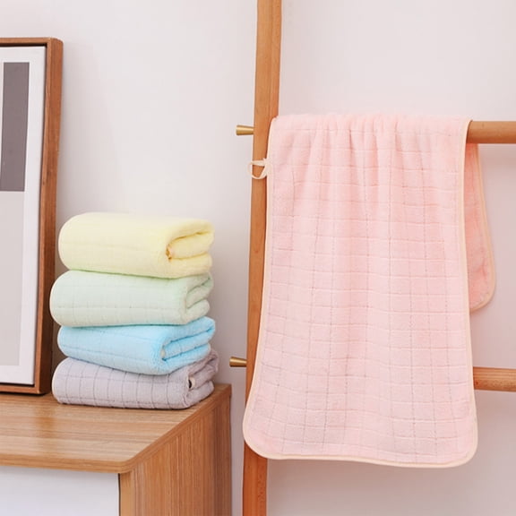 Boovnll Hand Towels for Bathroom, Super Absorbent Soft Coral Velvet Hand Towels Quick Dry Microfiber for Hotel Pool Spa Beach Daily Use, 14x30"