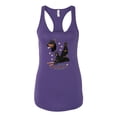 thumbnail image 2 of If It's Not a Doberman It's Just a Dog Gift | Womens Dog Lover Jersey Racerback Tank Top, Purple Rush, Medium, 2 of 3