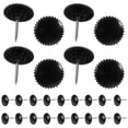 thumbnail image 1 of WRITWAA 100pcs Small Thumb Tacks Metal Black for Map Marking Classroom Tools, 1 of 7