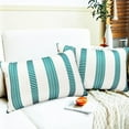 thumbnail image 2 of Decorative Throw Pillow Covers Set of 2 Black Fashion Polka dot Pillow Covers 18x18 Inch Throw Pillow Cover Linen Pillowcase Farmhouse Outdoor Pillow Covers for Couch Sofa Living Room, 2 of 6