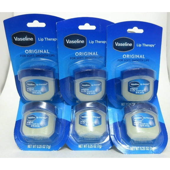 Vaseline Lip Therapy Original, .25 oz (Pack of 6)