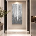 thumbnail image 3 of Canvas Wall Art, Grey Oil Painting Framed Canvas Prints for Bedroom Dining Room, Contemporary Abstract Art Oversized Gallery Wrapped Wall Decor for Home Office, Gifts, 20"x40" Ship Next Day, 3 of 9