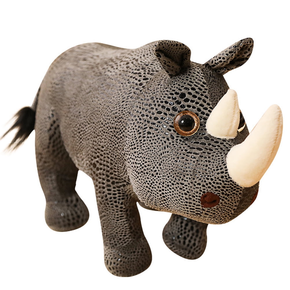 Stuffed Animals Gifts Baby Rhino Super Soft Plush Animal Rhinoceros Gift 