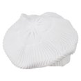 thumbnail image 2 of Big Size Cotton Rasta Tam Beret - White XL-3XL, 2 of 5