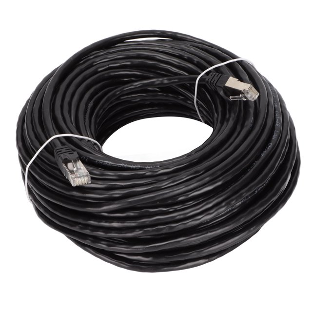 Cat 6 Câble Ethernet, Gigabit Haute Vitesse 40Gbps Internet Lourd Câble LAN RJ 45 Connecteur Cordon Internet, EMI, pour Réseaux LAN, PCs, Serveurs, Imprimantes