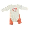 thumbnail image 2 of Carter's Baby Girl's 4 Piece Long Sleeve Body Suits & Leggings Set (Blue Floral/Cream Owl, 3-6M), 2 of 2