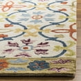 thumbnail image 3 of SAFAVIEH Suzani Ethelinda Geometric Swirls Wool Area Rug, Ivory/Multi, 8' x 10', 3 of 7