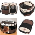 thumbnail image 4 of Carpa plegable con estampado de garras para mascotasgatosperroscasaguardiacorralitocerca (café) Ndcxsfigh Nuevos Originales, 4 of 7