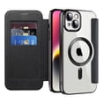 thumbnail image 5 of Allytech Wallet Case for iPhone 14 with Card Slots & Lens Protector, Compatible with MagSafe, Slim Shockproof Anti-Scratch Clear Back Panel [RFID Blocking] Case - Black, 5 of 7