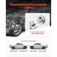 thumbnail image 2 of VEVOR 2PCS Front/Rear Wheel Bearing & Hub Assembly Fit for 2016-2017 Buick Enclave Convenience Leather Premium Sport Utility Chevy Traverse LS GMC Acadia OEM 513277, Wheel Bearing Hub Assembly Set, 2 of 9