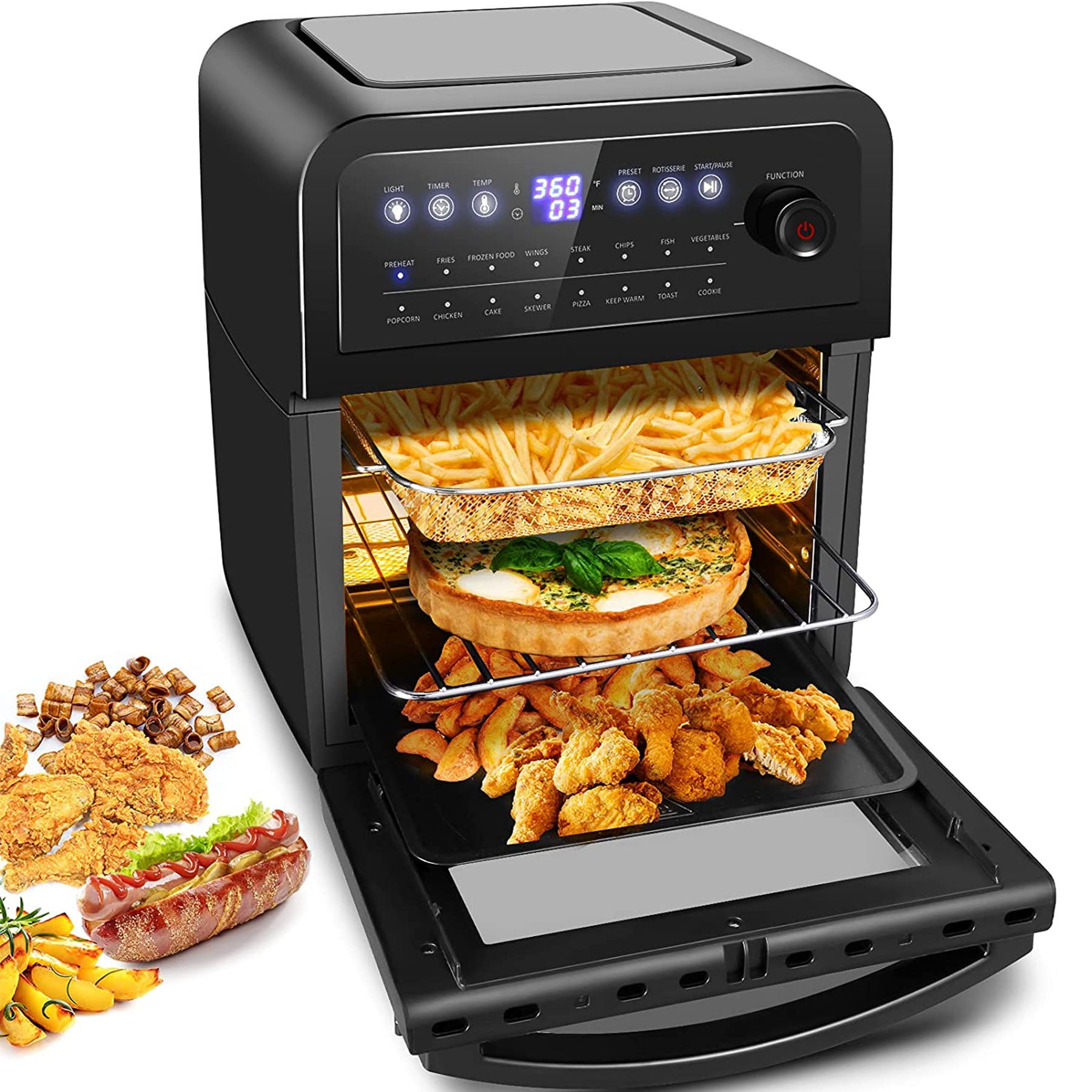 nuwave digital air fryer convection toaster oven