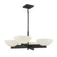 thumbnail image 3 of Fallon 4-Light Chandelier in Matte Black, 3 of 5