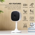 Merkury Smart 1080P Smart Indoor Camera with Voice Control Requires 2