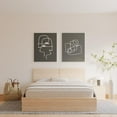thumbnail image 1 of Nexera James 3 Piece Bedroom Set, Natural Blonde Oak, 1 of 8