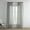 Paris Grey, variant on Aspen White Solid Faux Linen Sheer Curtain (1 Panel), Aspen White, 50W X 96L