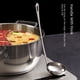 thumbnail image 4 of Cuchara para olla caliente creativa de acero inoxidable con mango largo y gancho para cocina doméstica, colador de sopa de avena montado en la pared, cuchara con filtro, 4 of 5