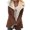 Brown, variant on Glonme Womens Winter Warm Sherpa Lined Jacket Coat Casual Long Sleeve Fleece Outwear Jackets Button Down Lapel Overcoats
