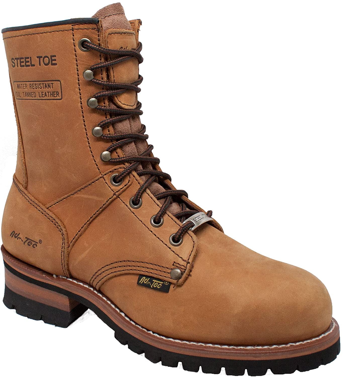 Ad Tec Men's Welt Construction & Utility Footwear Durable and Long Logger Boot