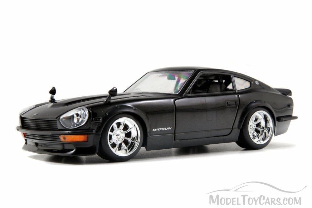 1972 Datsun 240z Black Jada Toys 1 24 Scale Diecast Model Toy Car Walmart Com