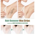 thumbnail image 2 of Tiras de cera para depilación Tiras de cera para el cuerpo de 20 piezas Kit rápido y suave para las axilas del brazo para la cara del cuerpo de la pierna útil, 2 of 5