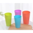 thumbnail image 3 of Nogis 12pcs Plastic Drinking Glasses for Drink Party, Event, Wedding, Set of 12 Multicolor - Unbreakable, BPA Free (4 Assorted Color), 3 of 9