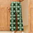 thumbnail image 2 of QATAINLAV Womens Casual Elastic Waist Pajama Pants Christmas Snowflake Graphic Print Straight Leg Trousers Comfy Baggy Lounge Pants Multicolor XXXXXL, 2 of 8