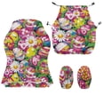 thumbnail image 7 of TSOVTHRID Easter Egg Daisy Floral Print 4 Pieces Gaming Chair Covers Slipcovers, Stretchable Elastic Computer Reclining Gaming Chair Seat Cover with Armrest Covers for Easter Decor, 7 of 7