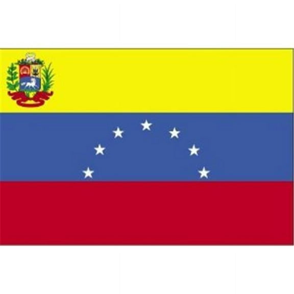 Annin Flagmakers 199280 4 ft. X 6 ft. Nyl-Glo Venezuela Government Flag