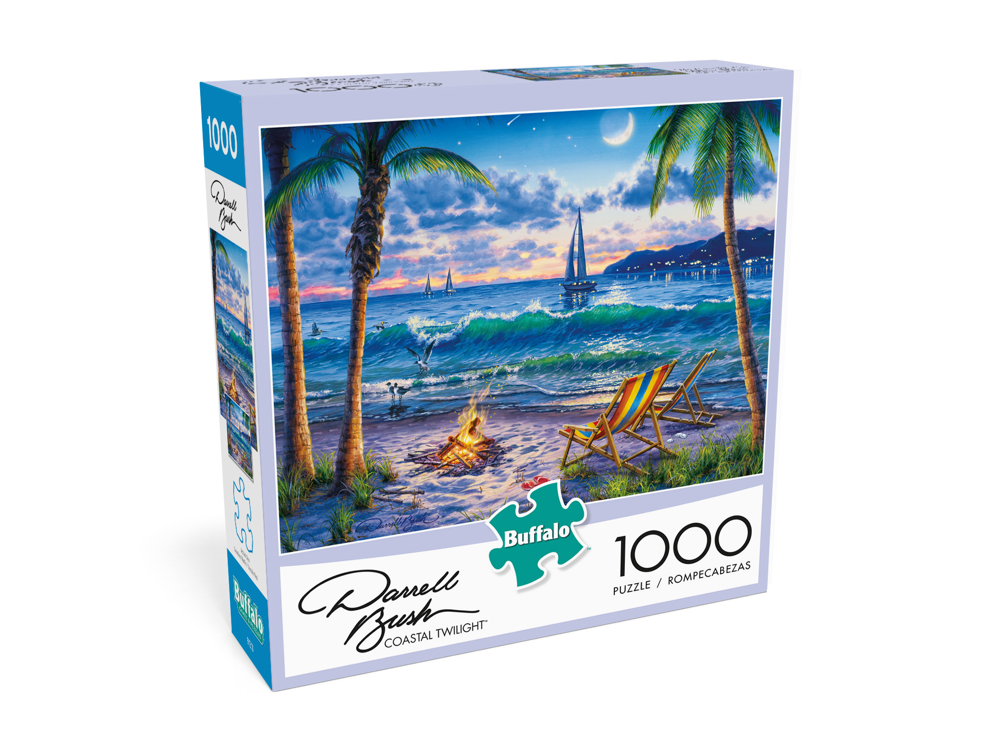 Buffalo Games 1000-Piece Darrell Bush Collection Coastal Twilight Jigsaw Puzzle