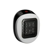 600W Portable Heater, Remote Wall Electric Space Heater with Adjustable Thermostat and Timer