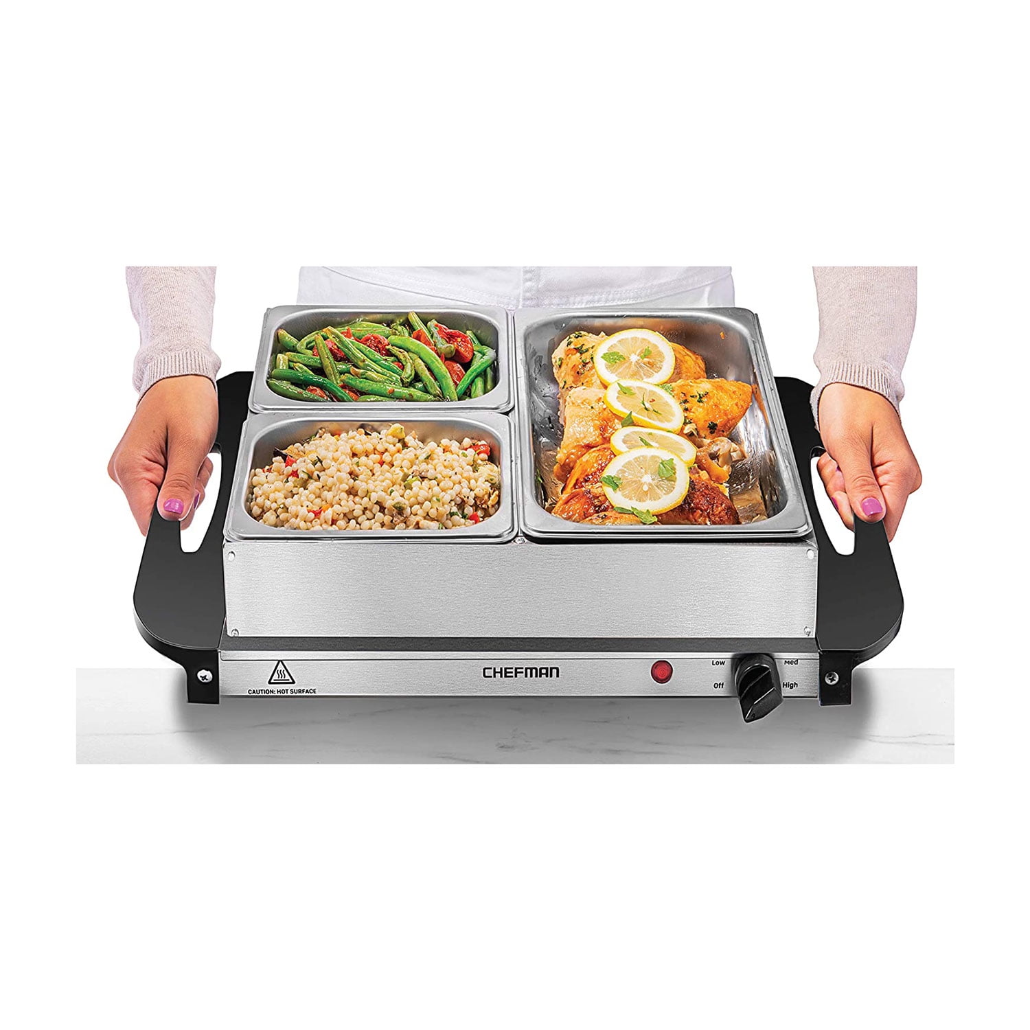 Chefman Electric Buffet Server & Warming Tray - Power Townsend Company