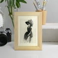 thumbnail image 5 of Feather Hat II -Framed Print w/glass-Natural Wood, 5 of 8