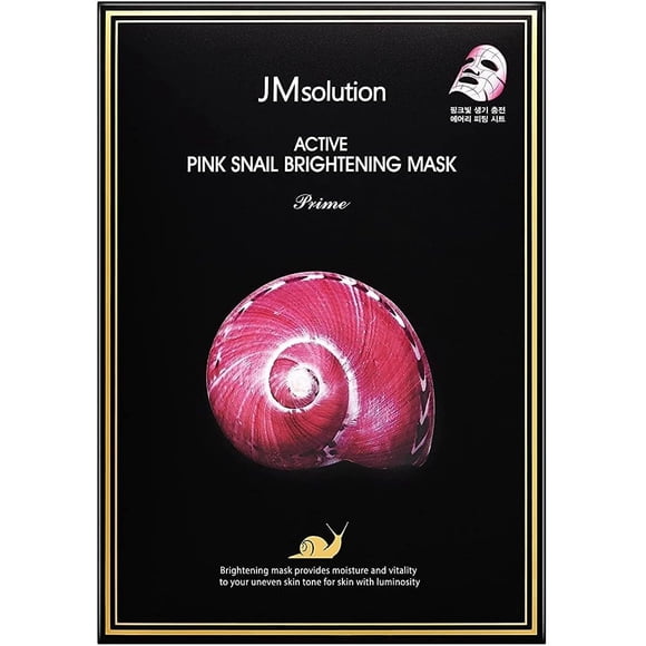 Mascarilla facial para el cuidado de la piel JmSolution Active Pink Snail Regenerating