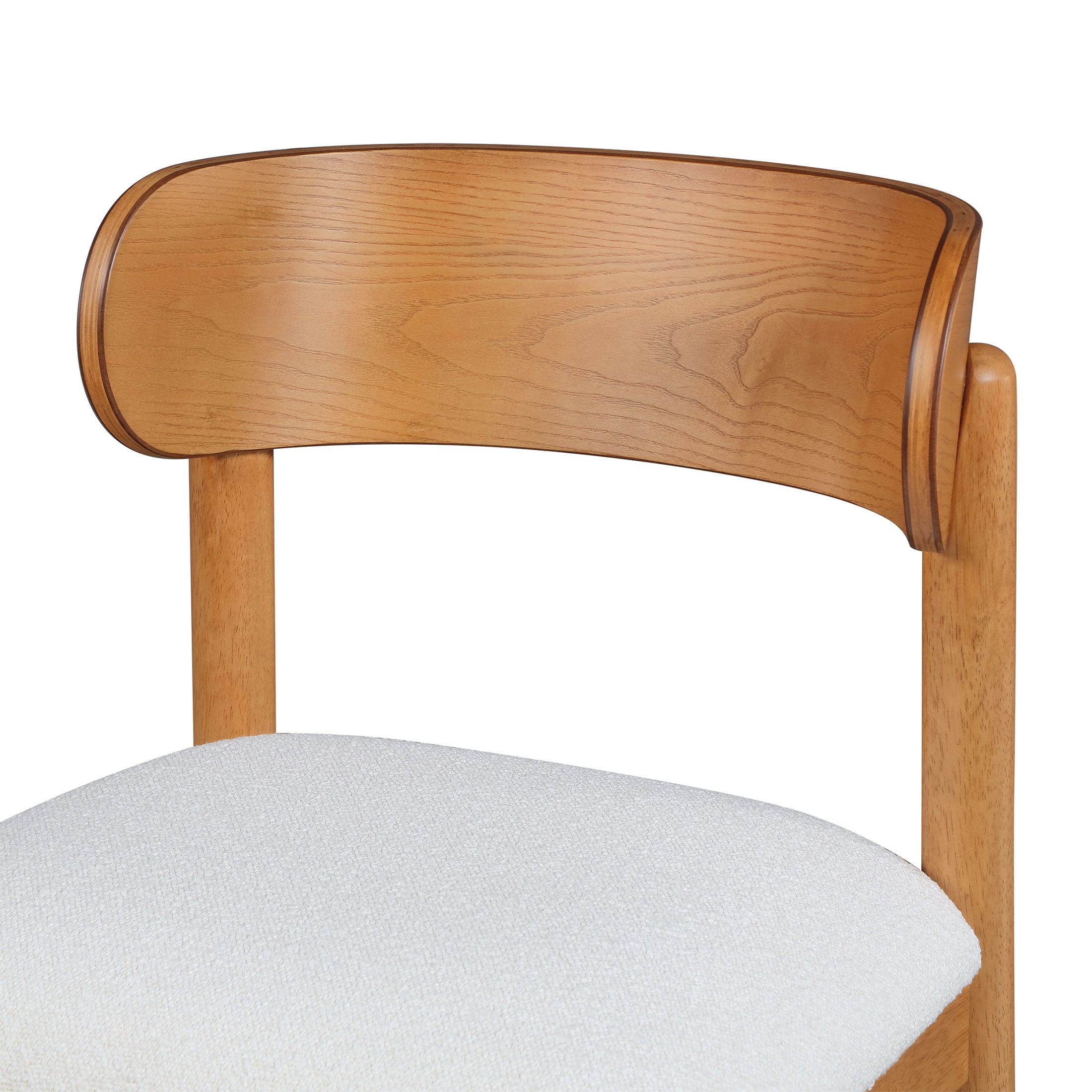 Beautiful Drew Counter-Height Stools by Drew Barrymore, Warm Honey Finish, 2 Pack