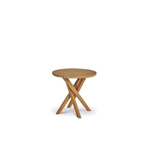 Fleur Teak Outdoor Side Table - 18 x 17 x 18