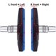 thumbnail image 5 of 4 Pares De Pastillas De Freno De Bicicleta Con Tuercas Hexagonales Y Espaciadores Juego De Bloques De Freno De Bicicleta V 70 MmBlack,11 Feliz Sencillez, 5 of 5