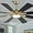 Gold-MD-FS8963-G, variant on 65 Inch Large Ceiling Fan with Light,Black Modern Ceiling Fan with Remote,LED Dimmable Ceiling Fan,5 Blades,and 6 Speed,Reversible DC Motor for Farmhouse Patio Living Room Bedroom Indoor/Outdoor
