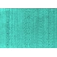 thumbnail image 1 of Ahgly Company Machine Washable Indoor Rectangle Abstract Turquoise Blue Contemporary Area Rugs, 5' x 8', 1 of 4