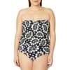 Anne Cole RIVIERA PAISLEY Plus Size Blouson Strapless One-Piece Swimsuit, US 20W